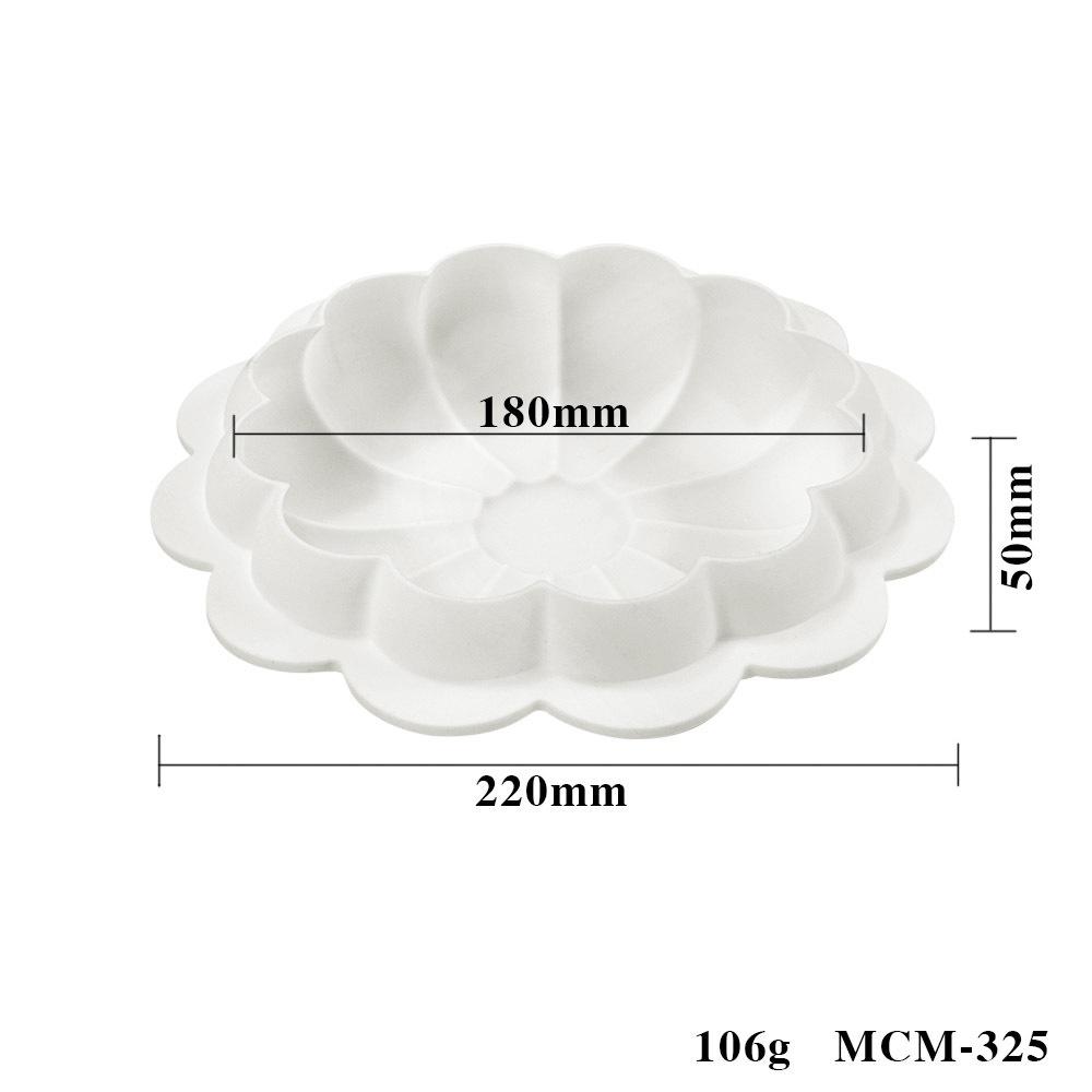 Single Sunflower Mousse Cake Mold 6 Even Daisy Moon Cake Mold Pudding Jelly Silicone Mold