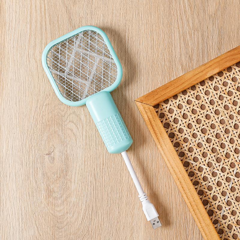 Usb Mosquito Swatter Trap Pest Control Mini Electric Shock Insect Racket Portable Uv Light Fly Bug Zapper Summer