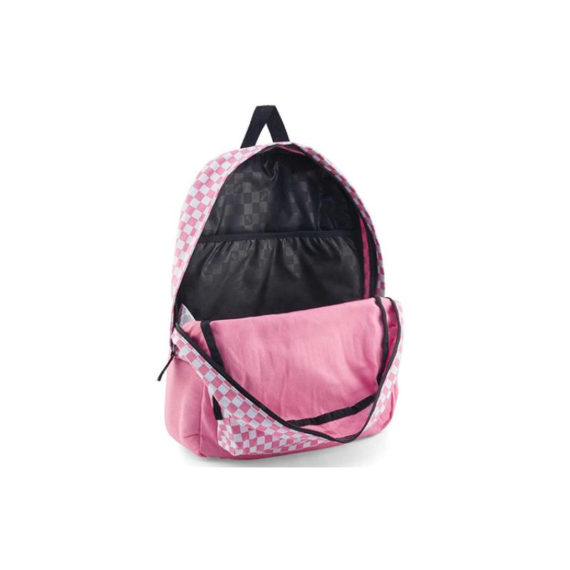 Vans Cotton With Polyester Backpack Regular Women's Pink Vans VN0A3UQSUV6