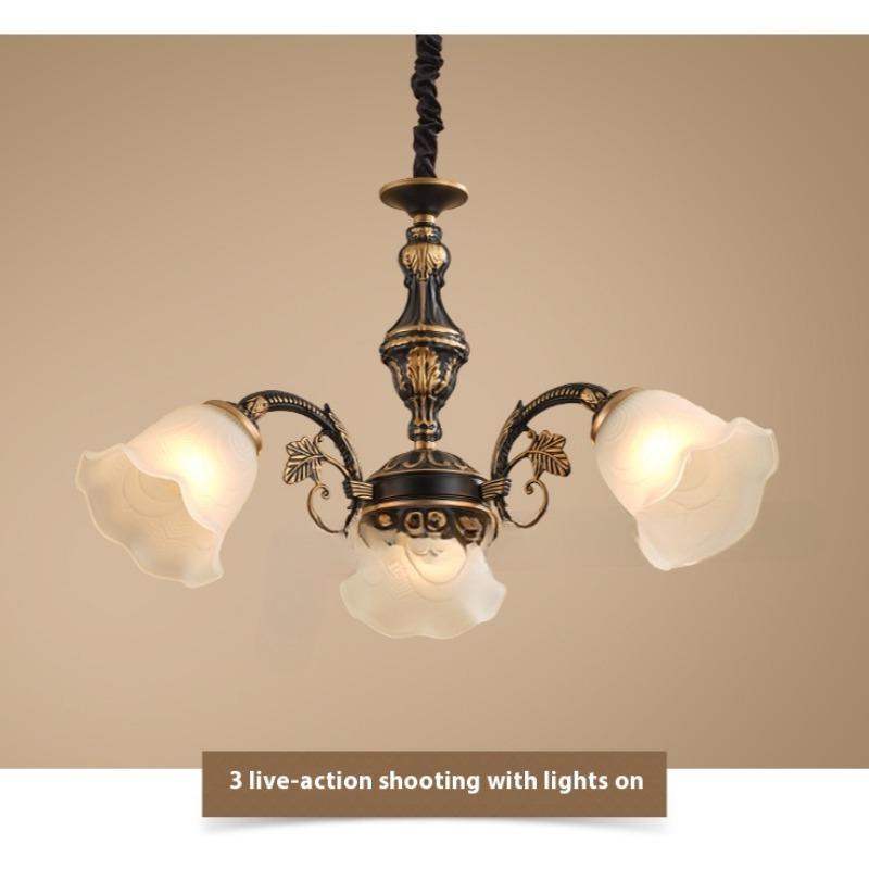 Simple Retro Style Pendant Light for Living Room Bedroom Dining Room