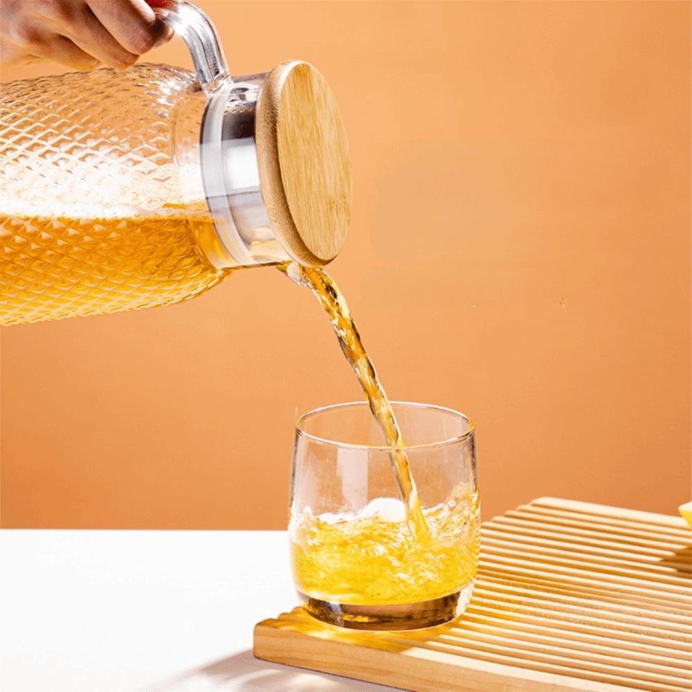 Large Capacity Cold Water Pitcher Transparent Juice Jug Multifunctional Cold Water Jug  Home