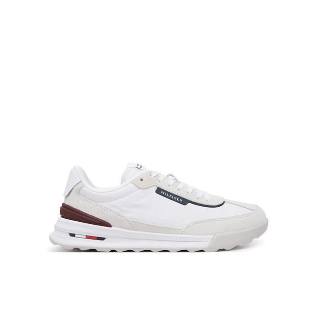 Мужские кроссовки Tommy Hilfiger Retro runner seasonal fm0fm05425 белые