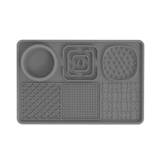 Pet Lick Mat Cats Fun Slow Feeder with Suction Cups Non-Slip Silicone Dog Treat Enrichment Mat