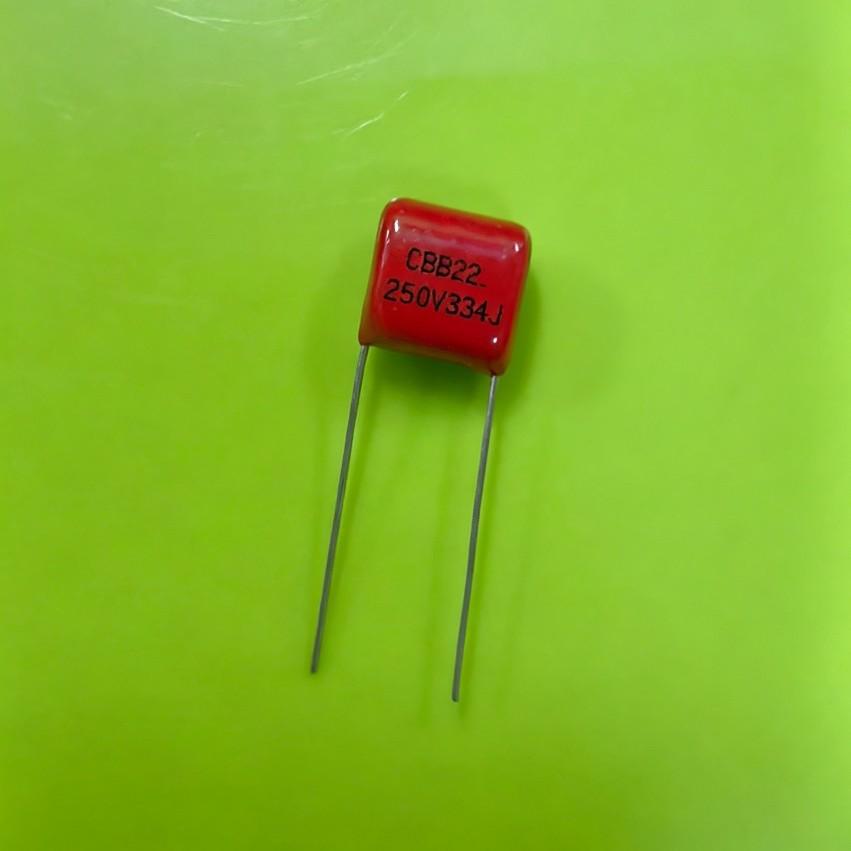 CBB22 0.33uF 330nF 250V P10mm Polypropylene Film Capacitor