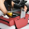 USB-AnschlussAuto-Armlehnenbox Booster-Pad mit USB-Anschluss Multifunktionale Auto-Taschentuchbox Center-Armlehnenbox Aufbewahrung mit Getränkehalter