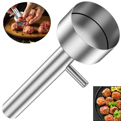 Falafel Meatball Scoop Maker Tools Stainless Steel Professional Falafel Maker Scoop Nonsticky Falafel Mold Kitchen Accessories