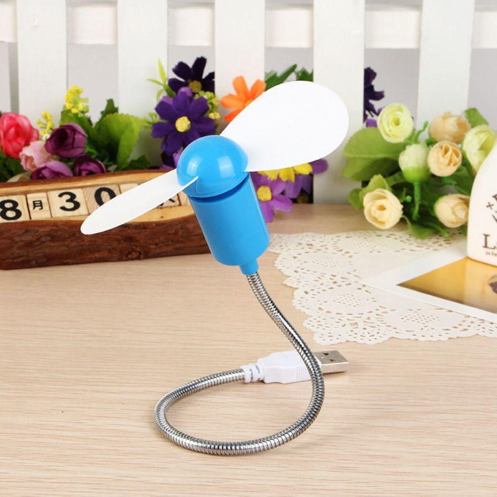 Portable Mini USB Fan Serpentine Large Wind USB Small Fan Long 30cm Adjustable Desktop Fan