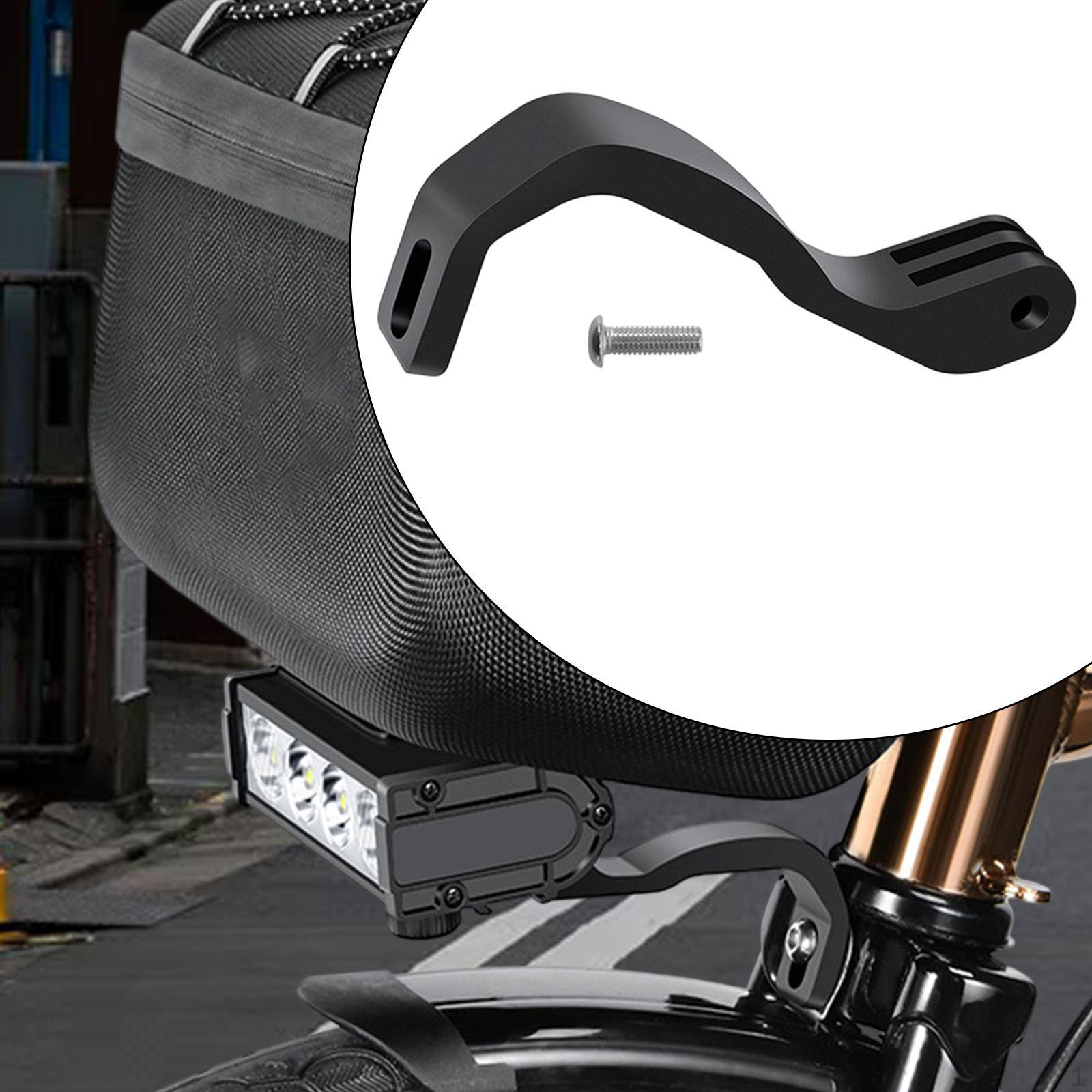 

Bike Fork Mount Front Light Bracket Headlight Holder Space Saving Extension Stand No Adapter