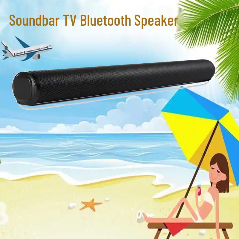 BS-10 Wireless Bluetooth Speaker & Long TV Soundbar, Compatible with Computer & Projector.