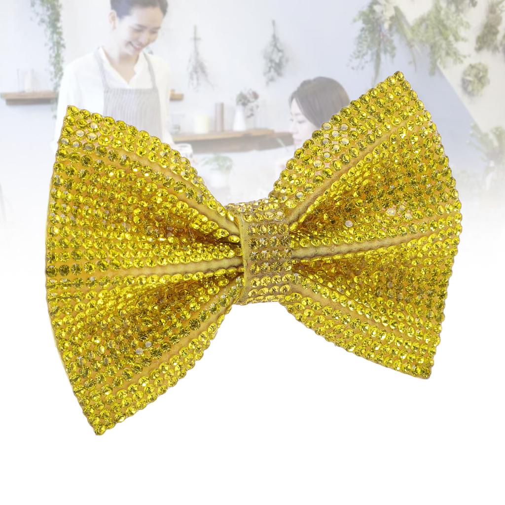 Rhinestone Bow Iron Patch Delicate Retro Bow Decor for Clothing Bag Jacket Shoes