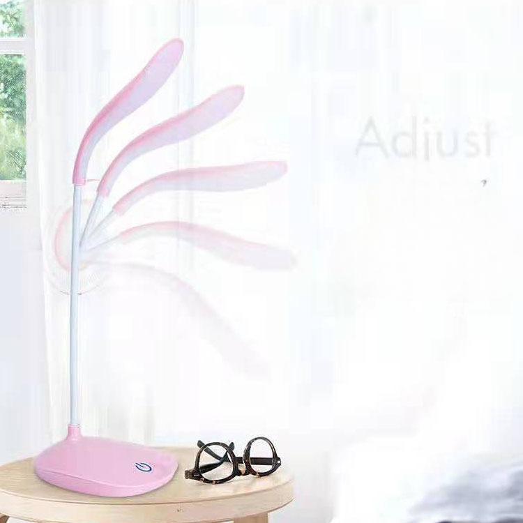 LED Small Desk Lamp Student Dormitory Study Eye Protection Desk Lamp USB Charging Desk Reading Lamp Bedroom Bedside Lamp