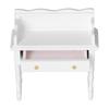 1:12 Dollhouse Desk Vivid Wooden Miniature Doll House Table Furniture Decoration White