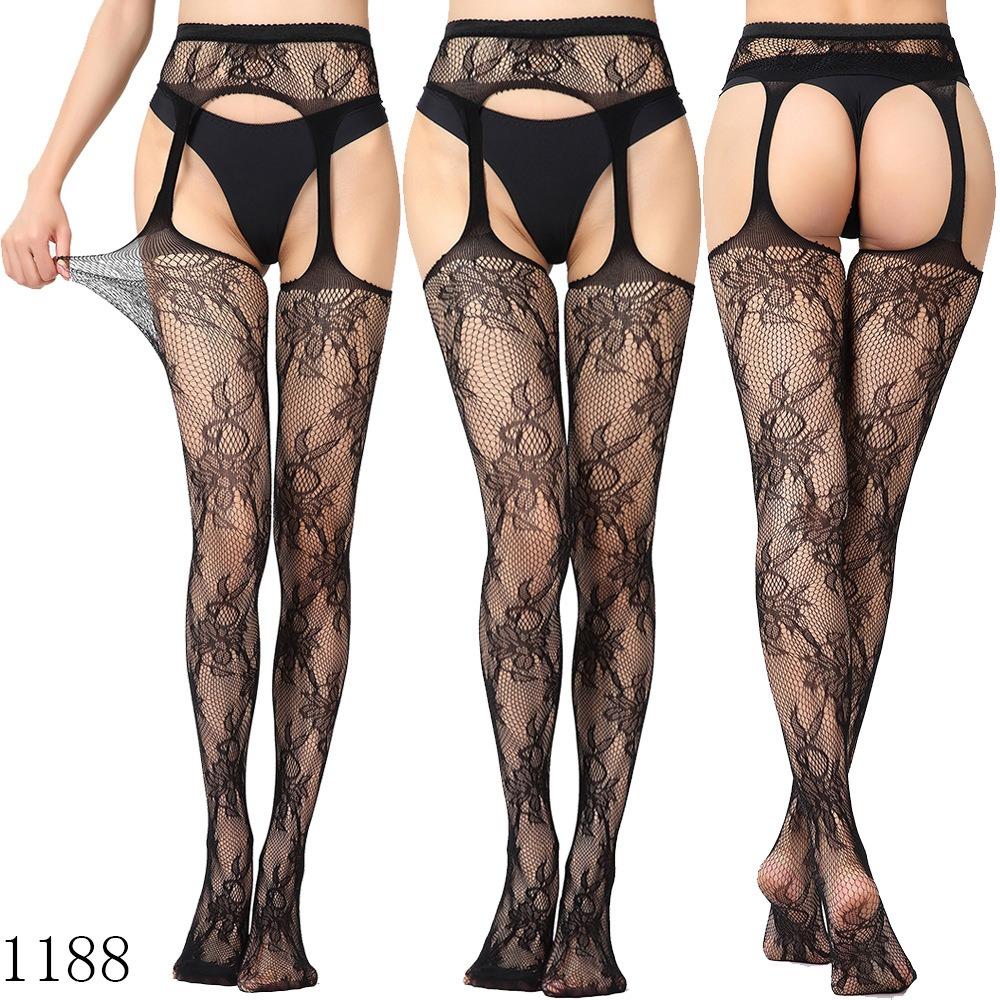 Kvinner Fishnet Garter Belte Lår Høy Sommer Sexy Strømpebukse