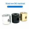 Aluminum Alloy Multi-Way Cylindrical Nut for Outdoor Folding Stool and Tent Ceiling Connection