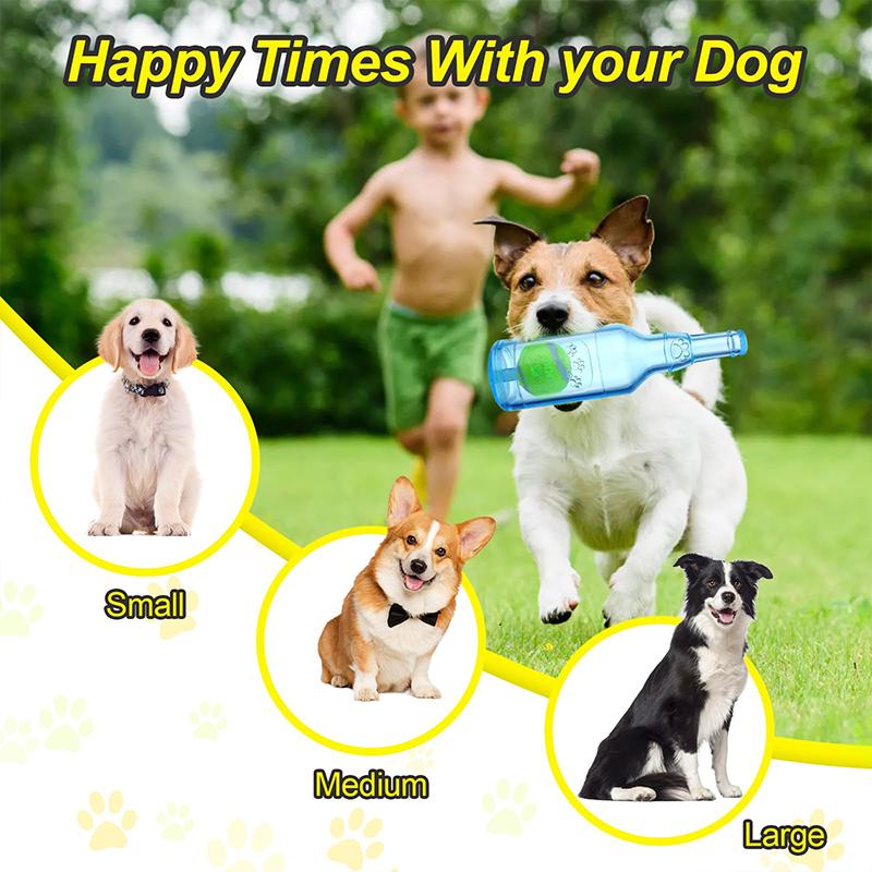 Pet Toys TPR Dog Bites Sound Tennis Bottles Relieving Boredom and Grinding Teeth Pet Toys Interactive Dog Toys