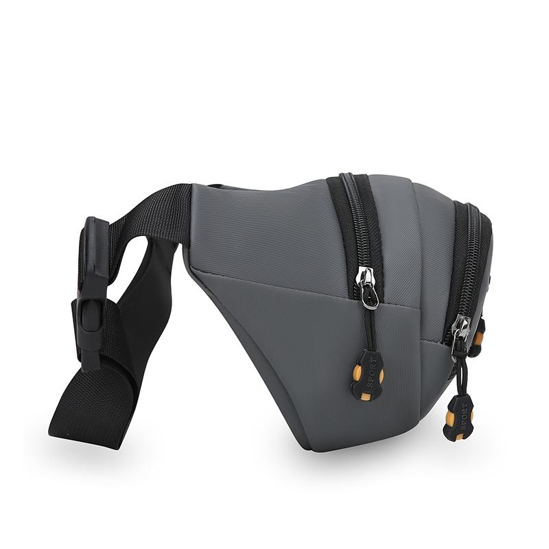 Large Capacity Unisex Waist Bag Waterproof Wear-Resistant Casual Travel Chest Bag for Sports and Business Single Shoulder