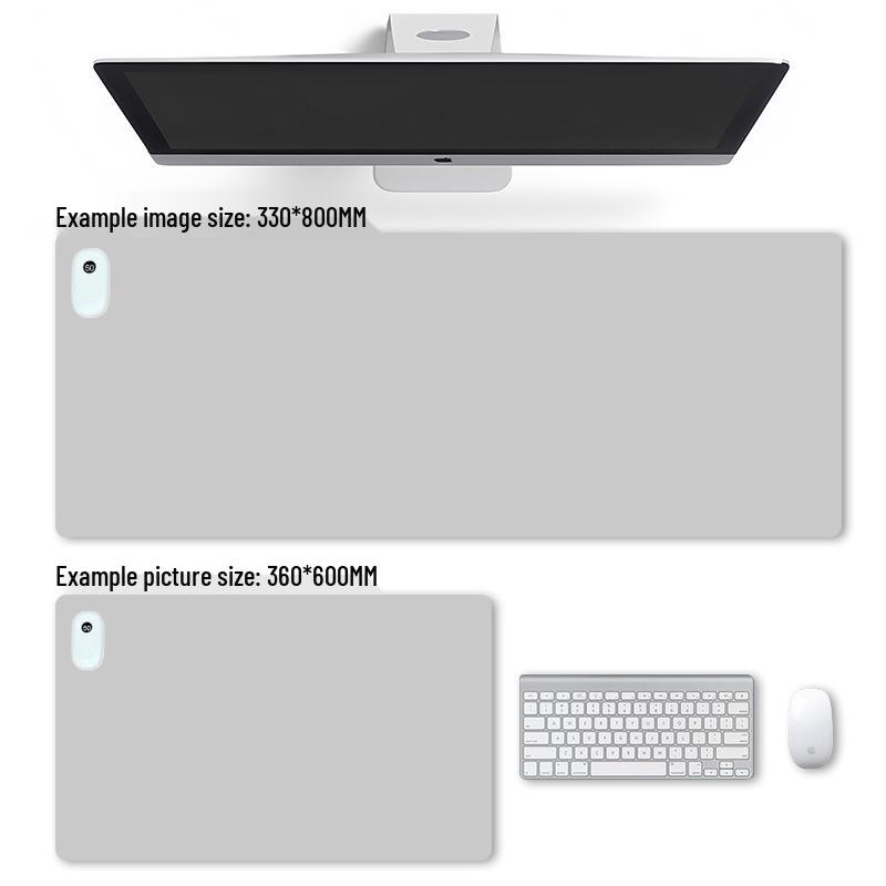 Large Odorless Cartoon Heating Desk Pad - Warm Office Mouse & Table Mat