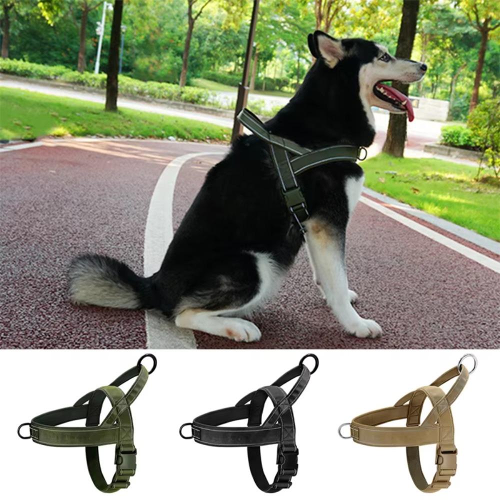 Adjustable Pet Walking Harness Vest with Reflective Strips Dog Harness  Dog Training