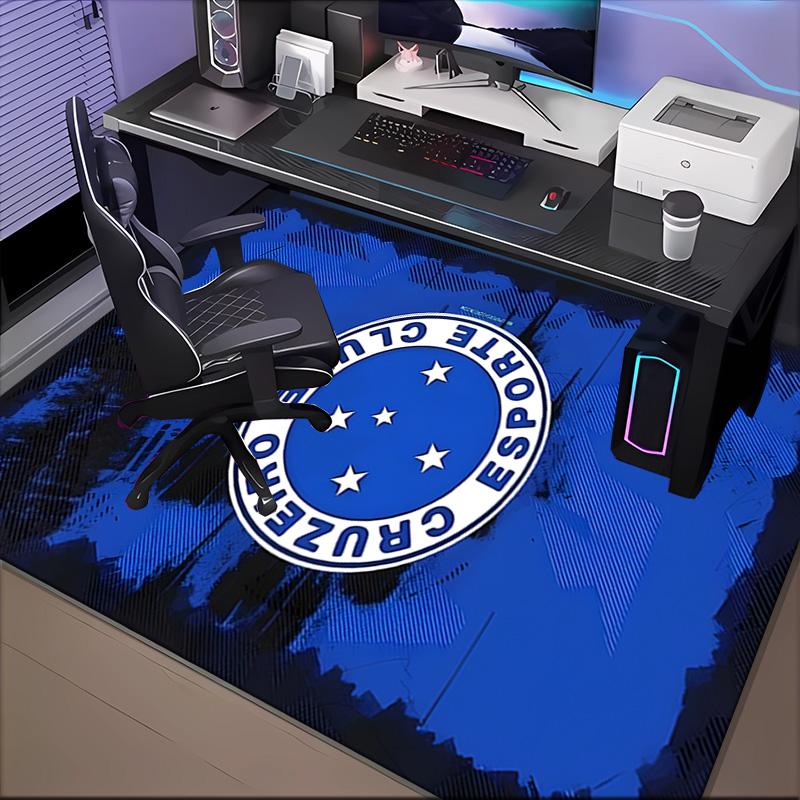 Fc Emblem Printed Office Carpet Chair Cushion  Entryway Rug, Rugs for Living Room, Bedroom Christmas gifts