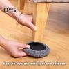 4Pcs Round Furniture Slider Carpet Hardwood Floor Furniture Mover Reusable Heavy Duty Furniture Sofa Bed Table Desk Floor Protector Moving Pad