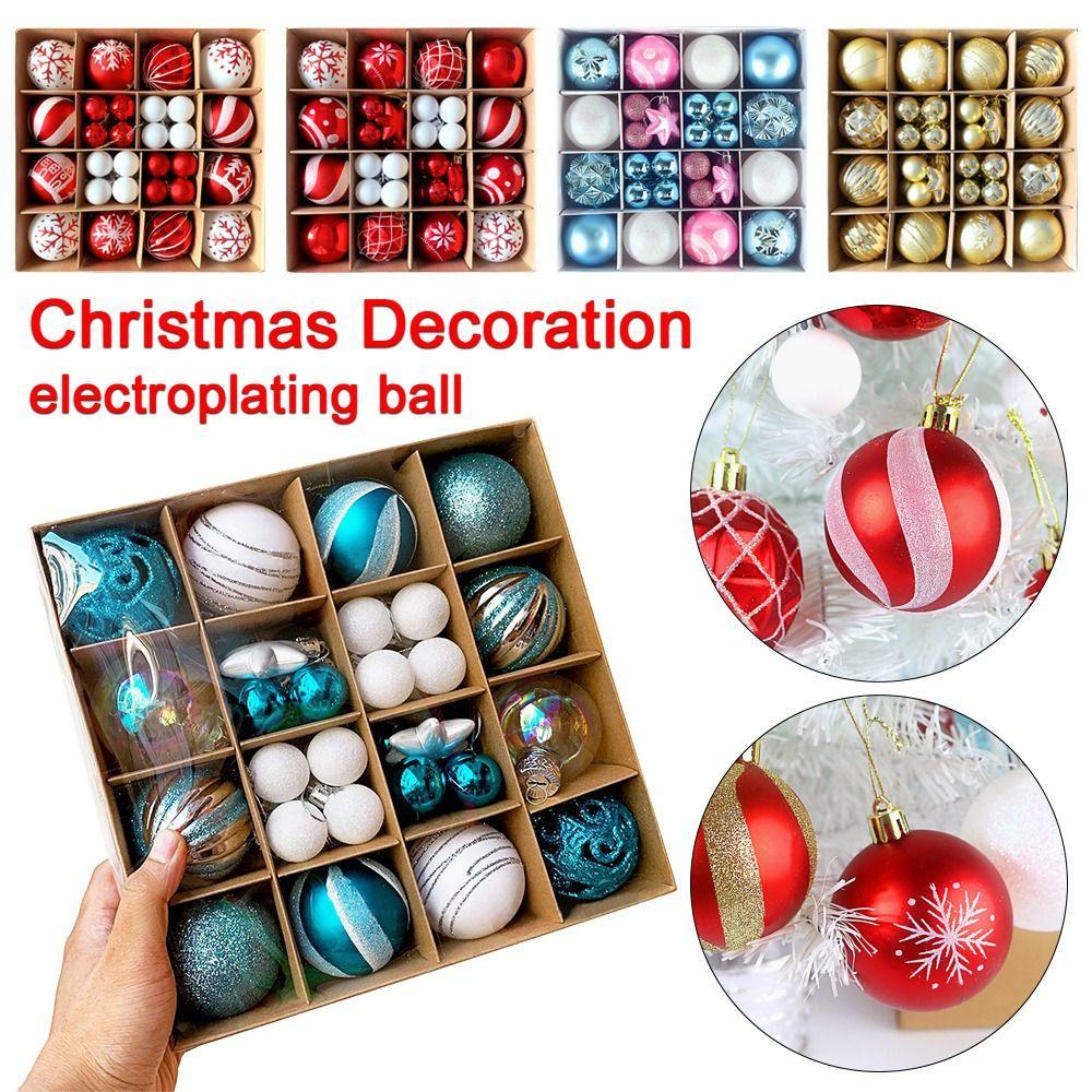 

Рождественская елка Рождественский декор Рождественские украшения Подвесные шары Гальванический шар Безделушка Подвески