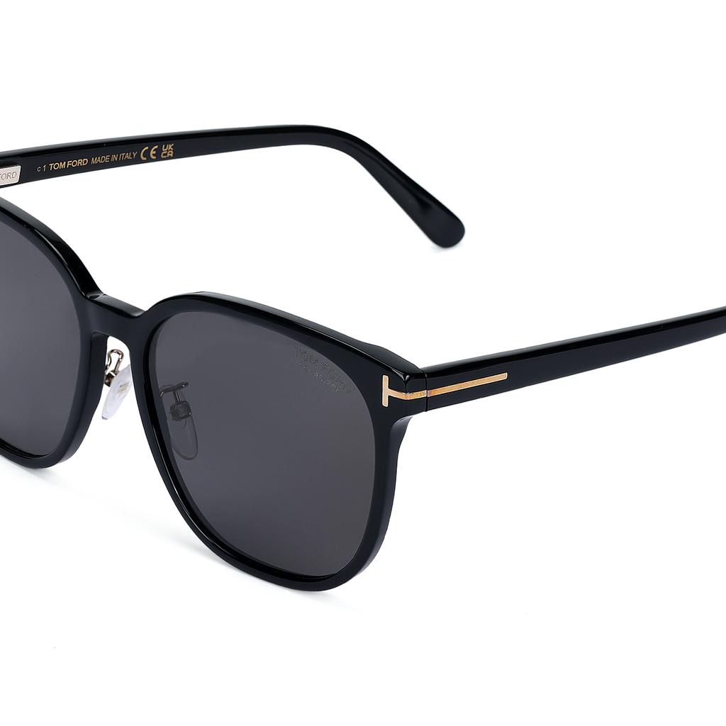 Tom Ford Quadratische Sonnenbrille Unisex-Sonnenbrille Schwarz TF801-K-01D