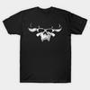 Men Black Print T-shirt Og Whoa No-Cut Transfer Paper Print Cotton Tshirt