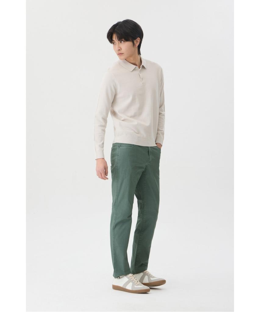 BRENTWOOD [Essentials] Washable Polo Neck Sweater Brwax26211Ivx