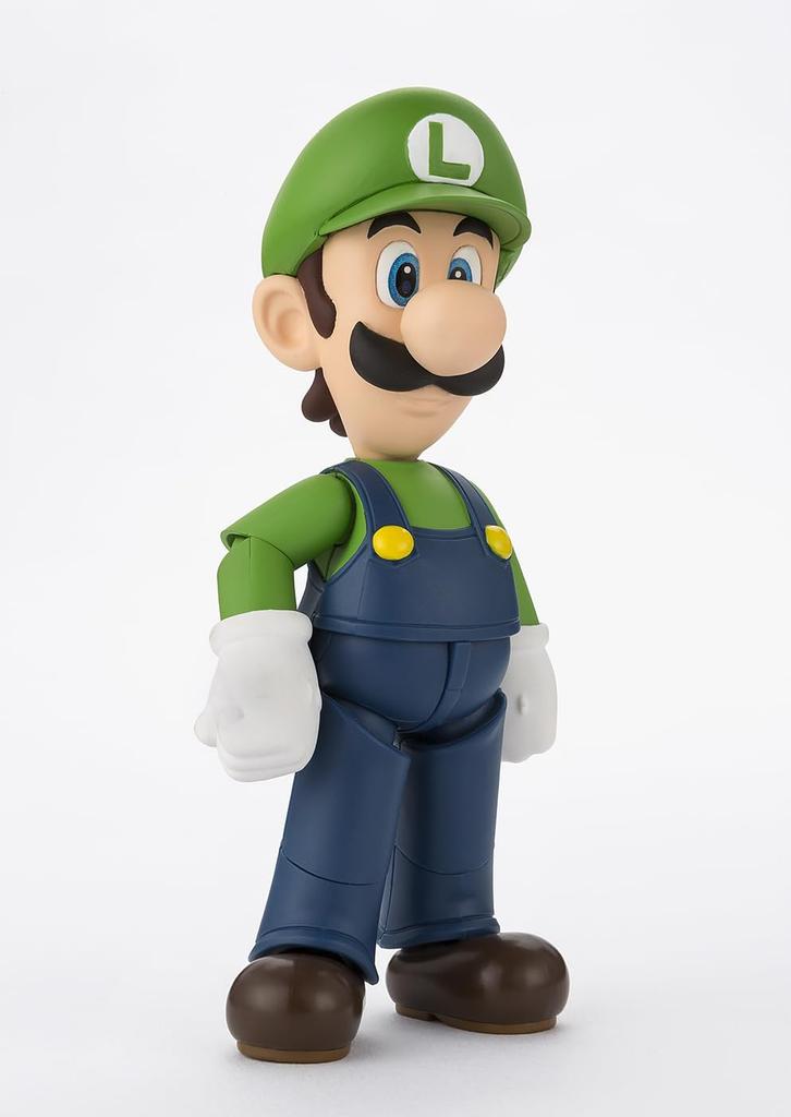TAMASHII NATIONS Super Mario Luigi Approximately 110mm ABS PVC Painted Movable Figure S.H.Figuarts & (SUPER MARIO) &