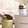 Trash Cans Desk Wastepaper Basket Cosmetics Holder Mini Garbage Cans with Lid  Bedside