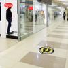 5pcs   Bag Distance Warning Floor Sticker Decal Safety Distance Sign for Store HospitalXG008