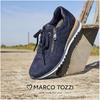Sneakers Marco Tozzi Synthetic Textile Sneaker Blue Navy