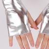 Rekbare Glanzende Vingerloze Handschoenen Armwarmers voor Dames voor Halloween Kostuum Dansfeest en Dagelijks Gebruik