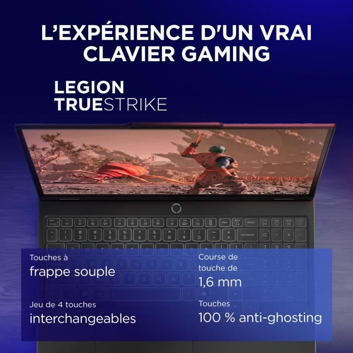 PC Portable Gamer LENOVO Legion 5 15IRX10 | Sans Windows - 15,3" 165 Hz IPS - Core i7-13650HX - RTX 5070 115W - 32 Go - 512 Go