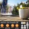 6Pcs Sewer Jet Nozzle Kit 5000PSI Max Stainless Steel Sewer Cleaning Jetter Nozzle Durable 1/4inch NPT Pipe Connecting Nozzle