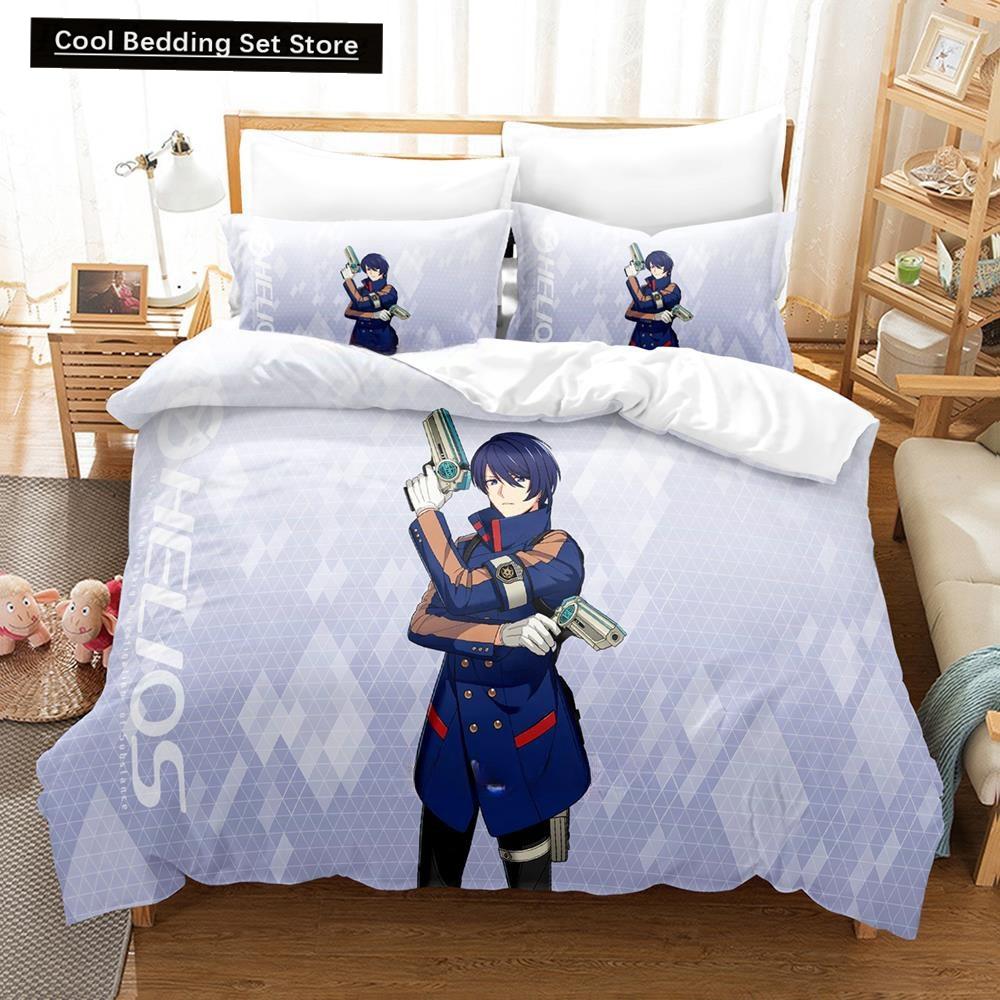 3D Cartoons Game Helios Rising Heroes Bedding Set Single Twin Full Queen King Size Bed Set Adult Kid Bedroom Duvet Cover Sets