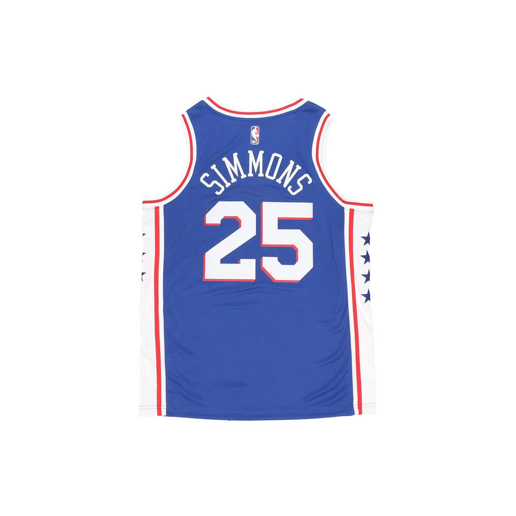 Nike NBA Icon Edition Swingman Fan Jersey - Philadelphia 76ers, Simmons Men Tops Blue 864501-496