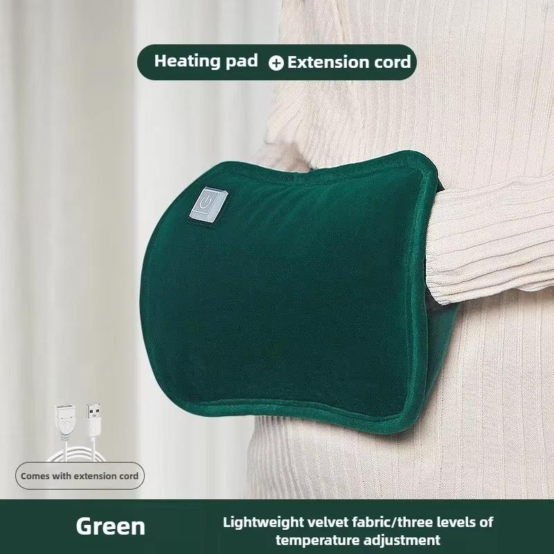 Electric USB Heating Pad Cushion Flannel Pillow Mat Thermal Blankets For Winter Abdomen Waist Foot Hand Warmer Reusable Washable