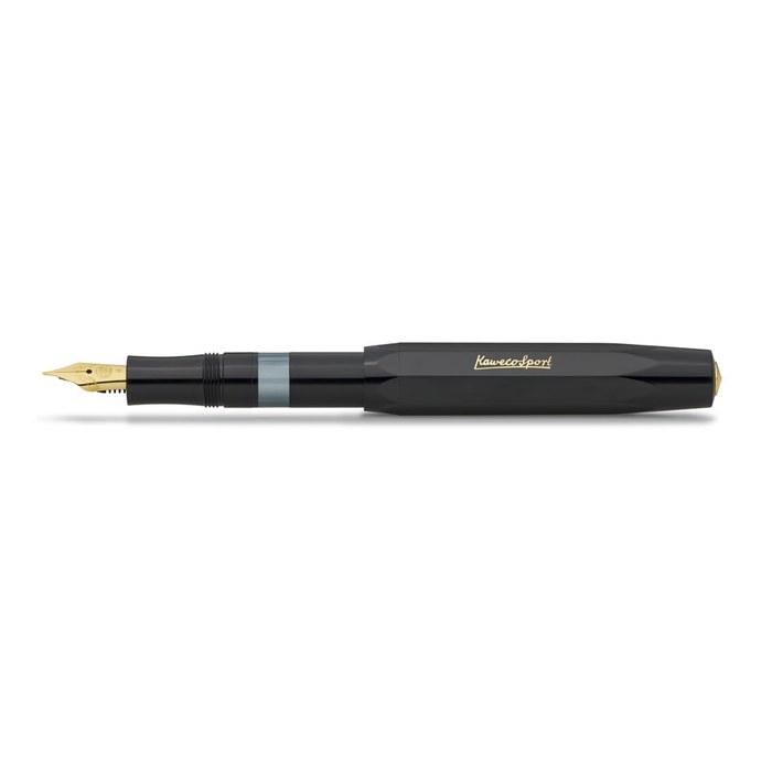 Kaweco Classic Sport Fountain Pen EF Extra-Fine Black/Gold 11000334
