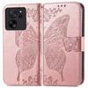 For Xiaomi 13T/Note 13 Pro/14/14 Pro Butterfly Printed Wallet Case, Cellphone Pouch case for Huawei Mate 60 Pro Plus