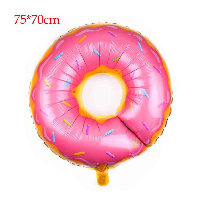 Donut Einweggeschirr Hochzeitsfeier Kindergeschenke Geburtstagsfeier Dekoration Pappteller Becher Luftballons Babyparty Zubehör
