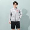 Li Ning National Team Series Waterproof Breathable Sweat-Wicking Sports Windbreaker Men outerwear Dove-Gray AFDU317-2
