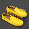Autumn Spring Mens Loafers Luxury Shoes Leather Green Pink Slip-On Mocasines Hombre Dropshipping  Shoes Men Leather Original