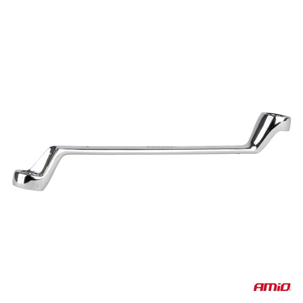 Set of 8 offset ring wrenches 6-22 Amio-04196