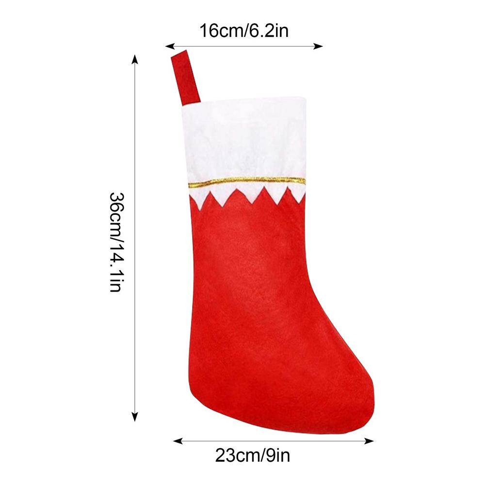 Classic Stocking Decoration 12pcs Classic Christmas Decorative Stockings For Tree Home Decor Accents For Classroom Stairs