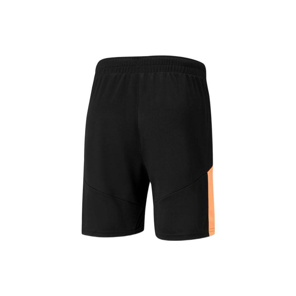 Puma Contrast Logo Print Elastic Waist Casual Breathable Shorts Men Bottoms Black 657952-45