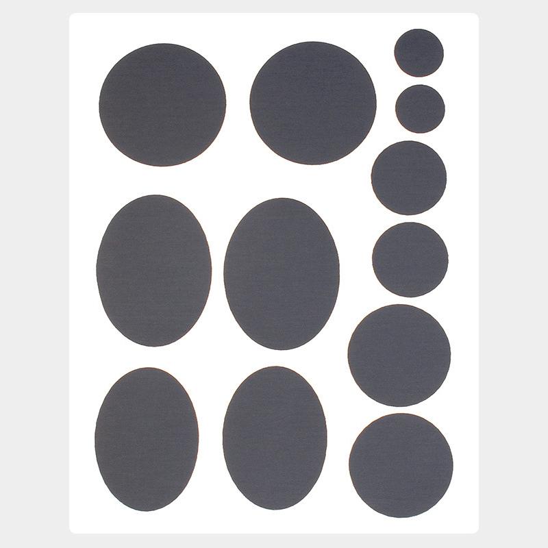 1Set Self-Adhesive Clothing Repair Patches Assorted Shapes Universal Durable Fabric Fixes For Down Jackets And Garments