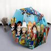 1 Stück Automatischer Faltregenschirm - Anime One Piece Muster Tragbares faltbares Design Mit 8 Rippen Weihnachts-Geburtstagsgeschenke