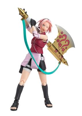TAMASHII NATIONS NARUTO Sakura Haruno, ca. 135 mm große, bemalte, bewegliche Figur, SHFiguarts – NARUTOP99 Edition – PVC und ABS