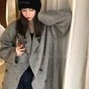 Double Sided Wool Coat Loose Casual Woolen Coat